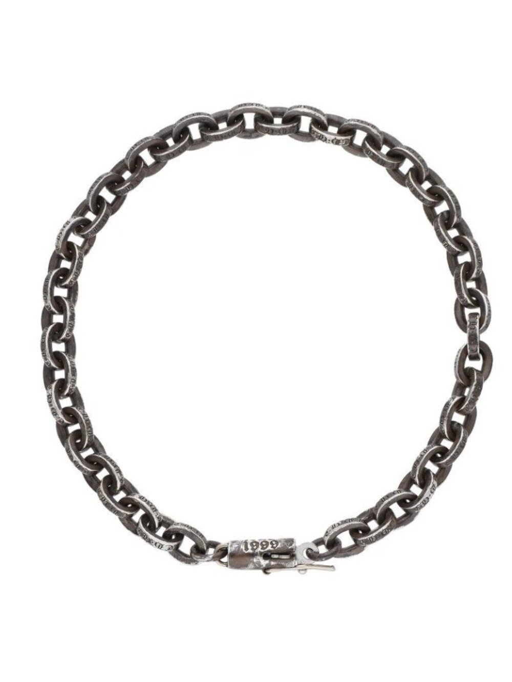 Chrome Hearts Paper Chain Silver Bracelet - Picture 2 of 5